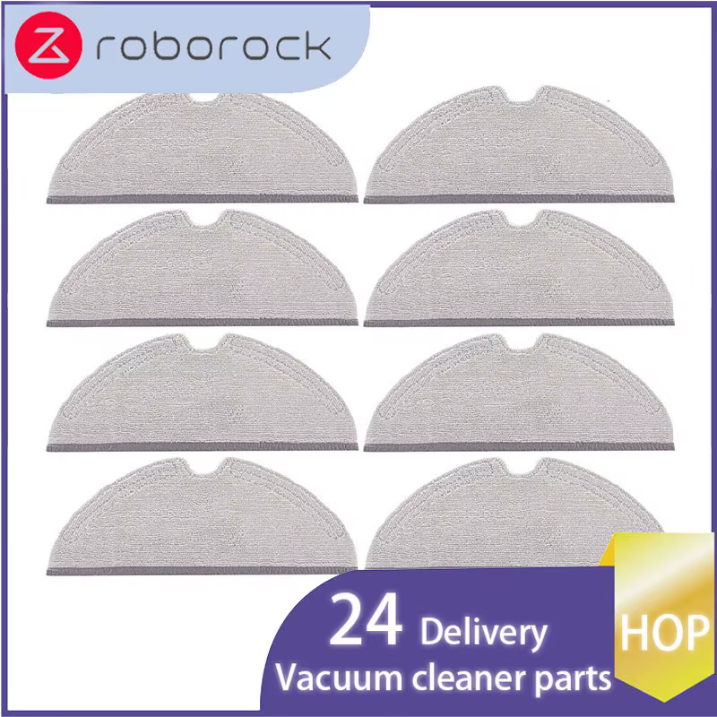 Roborock Q7 / Q7+ / Q7 Max+ Brosse à rouleau pour aspirateur robot, filtre Hepa, brosse latérale, chiffon de vadrouille