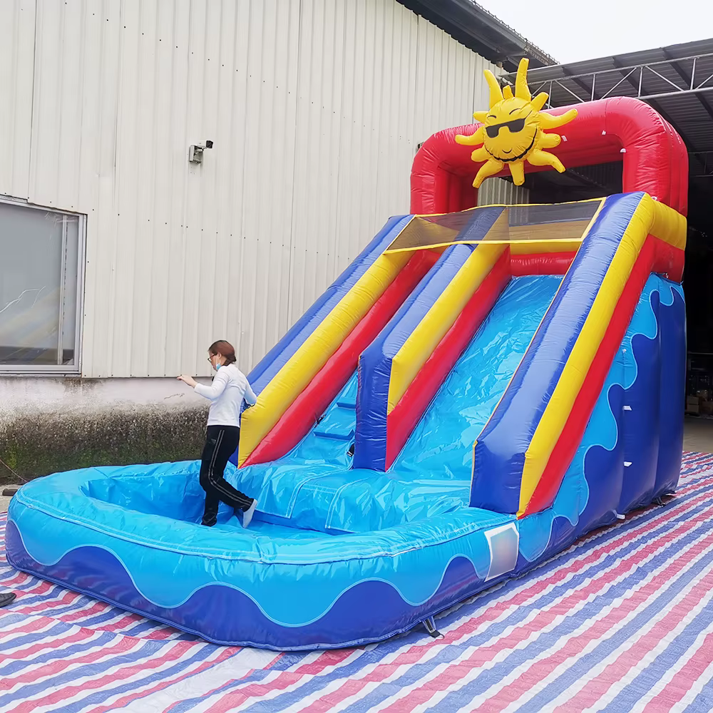 Toboggans aquatiques gonflables de qualité commerciale pour événements