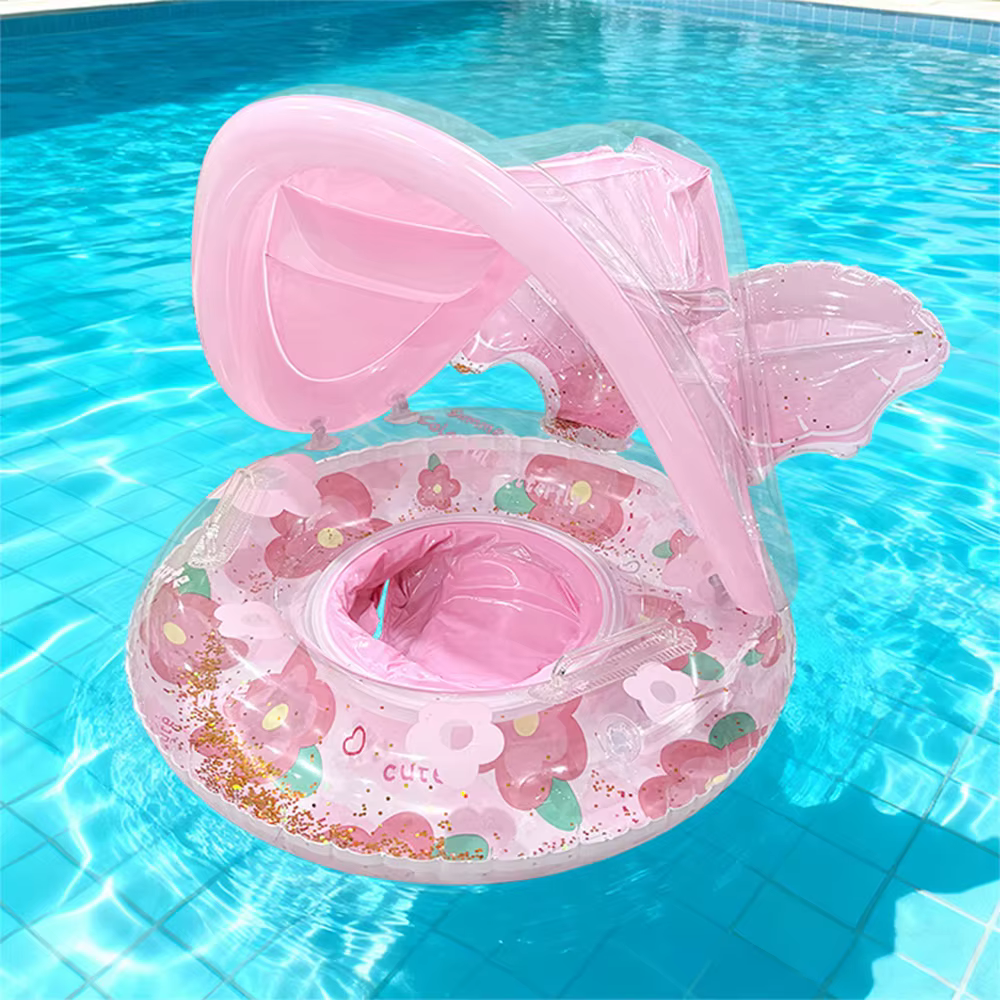 1 pièce Bouée de natation gonflable avec pare-soleil
