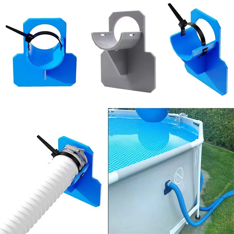 Support de fixation pour tuyau de piscine
