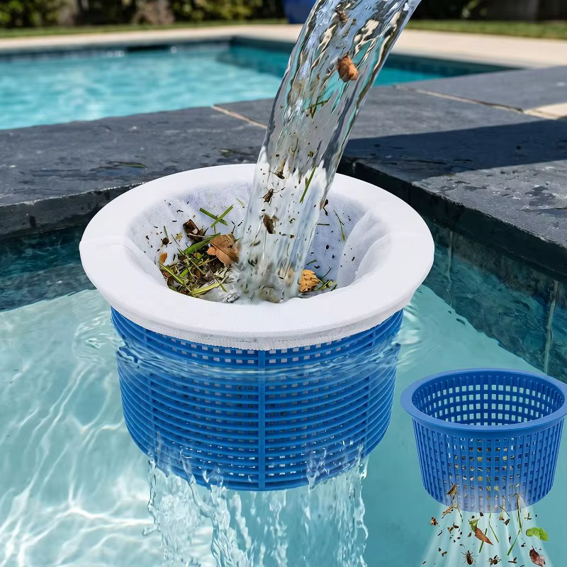 Chaussettes filtrantes anti-poussière pour skimmer de piscine