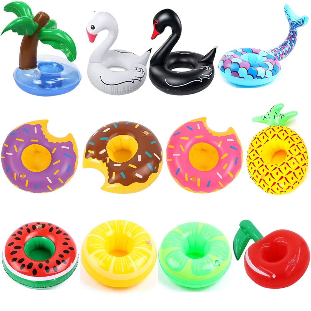 Porte-gobelet gonflable pour piscine