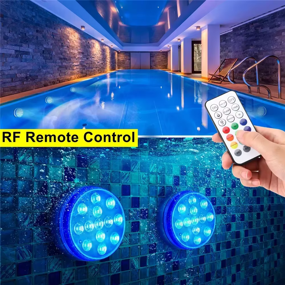 Lumière sous-marine Submersible 13LED mis à jour avec télécommande