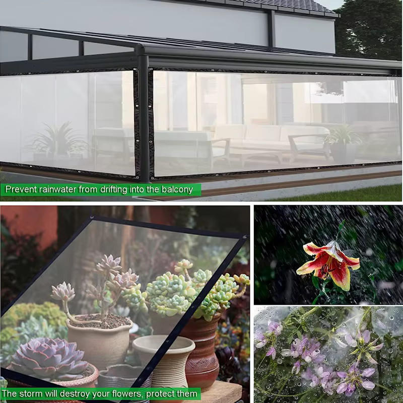 Bâche transparente en PE 0