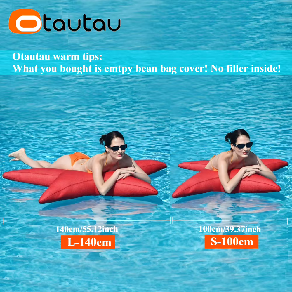 OTAUTAU S 100 cm piscine maille Seastar pouf couverture flotteurs DD199【pas de remplissage à l'intérieur! Vous devez acheter des remplisseurs par vous-même!】