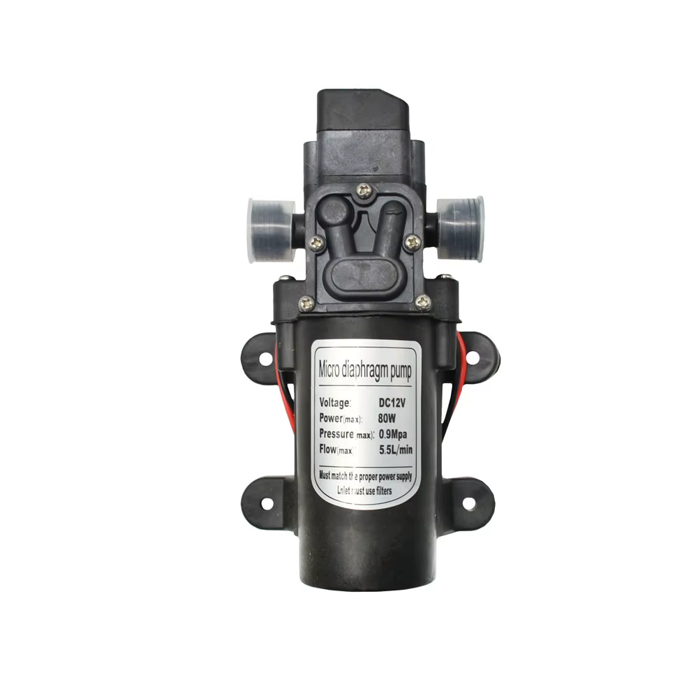 Pompe à eau à membrane haute pression, 60W 80W 100W, DC 12V 24V, pompe auto-amorçante, interrupteur automatique, outils de système d'irrigation
