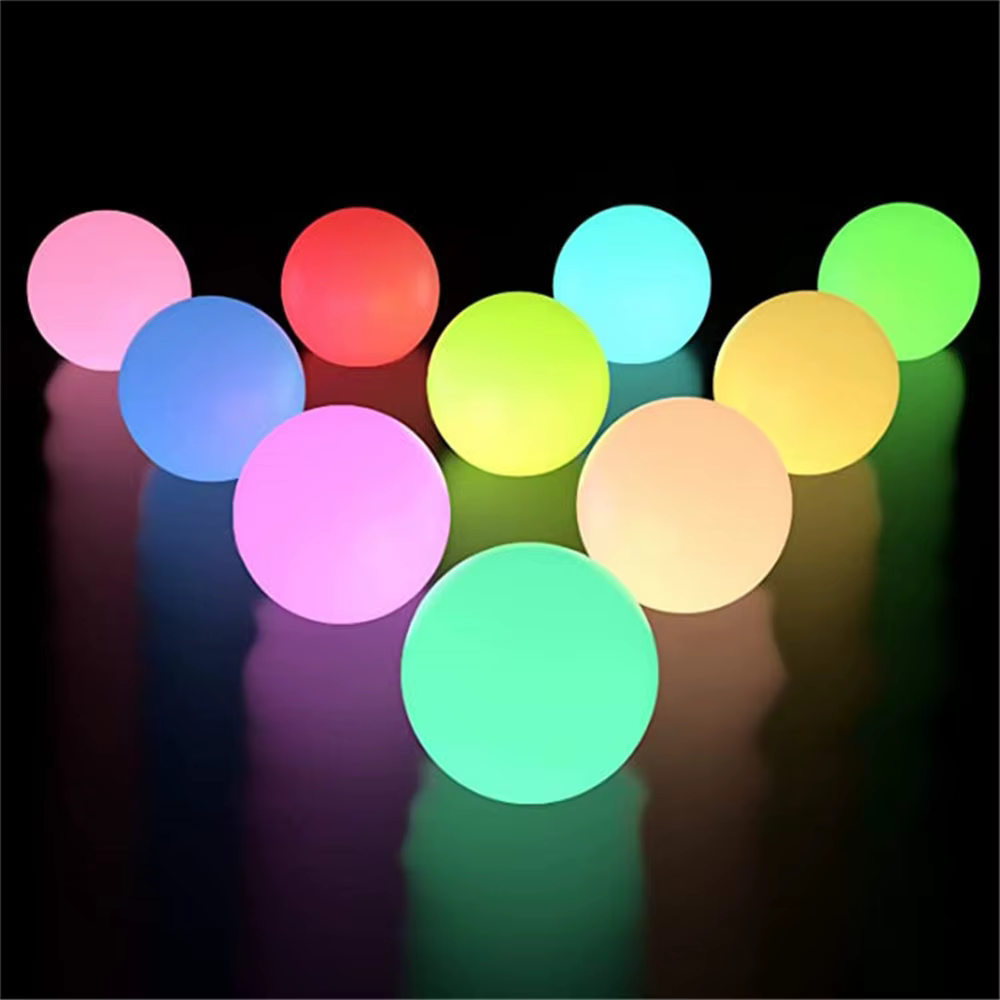 Boules lumineuses flottantes pour piscine