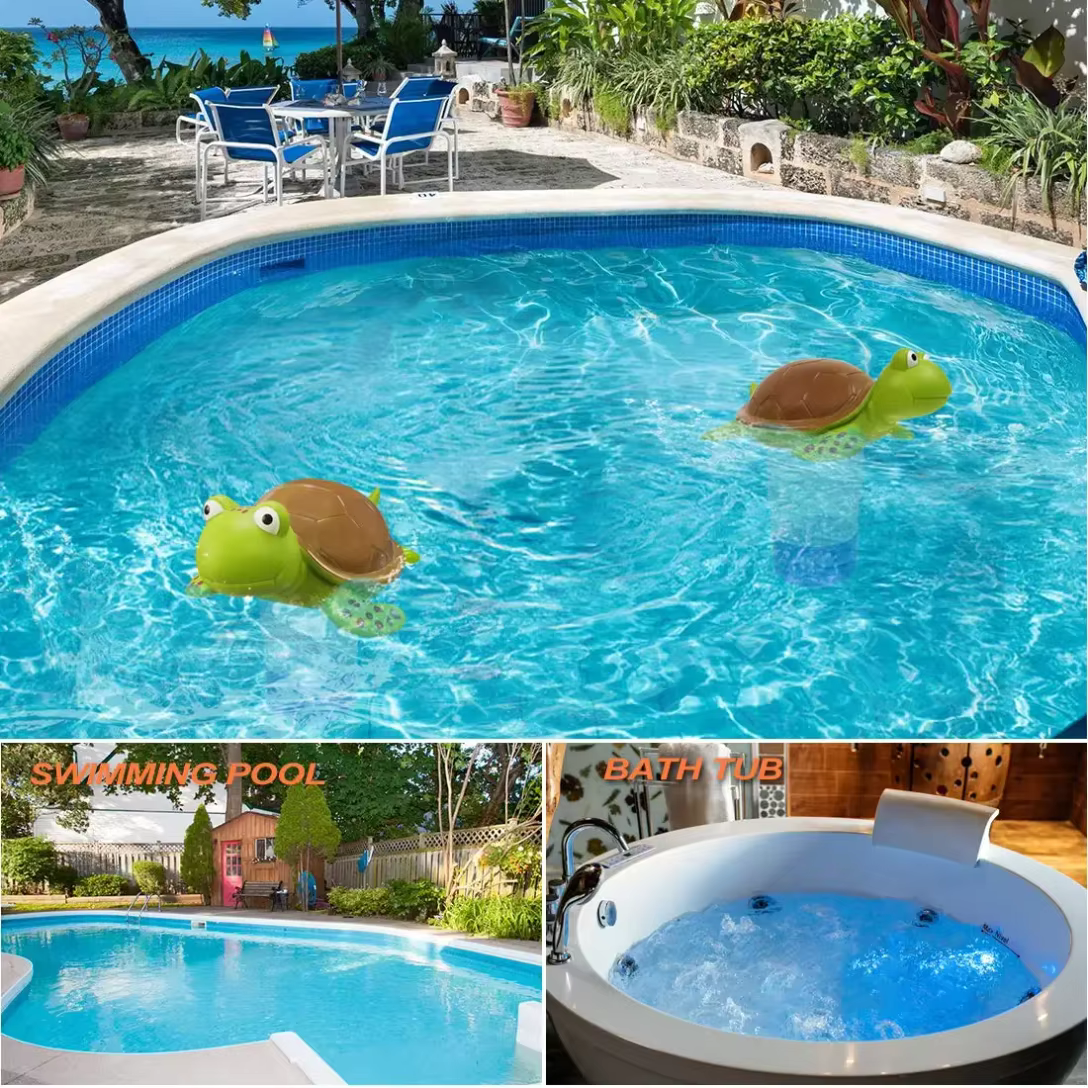 Distributeur de chlore flottant pour piscine (Turtle verte)