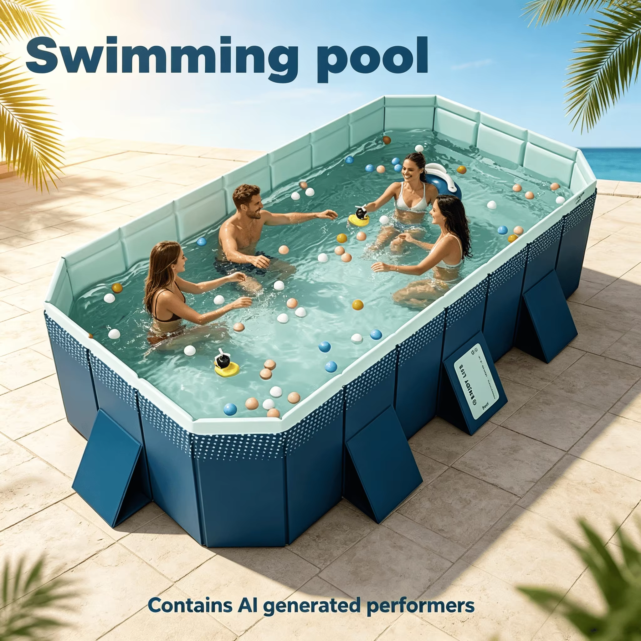 Piscine gonflable 1, 85/2
