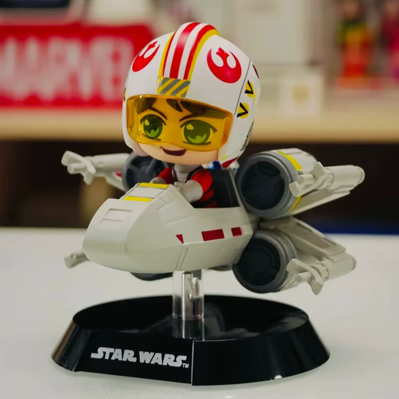 Star Wars Darth Vader Boba Fett Cosbi Rider série individuelle/ensemble figurines à collectionner Figurine mignonne Fans jouet cadeau