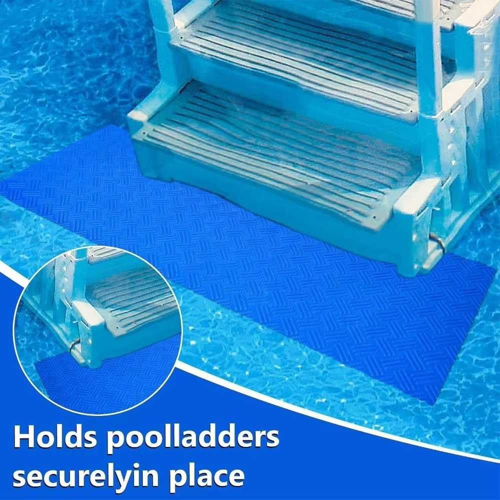 Tapis antidérapant pour échelle de piscine