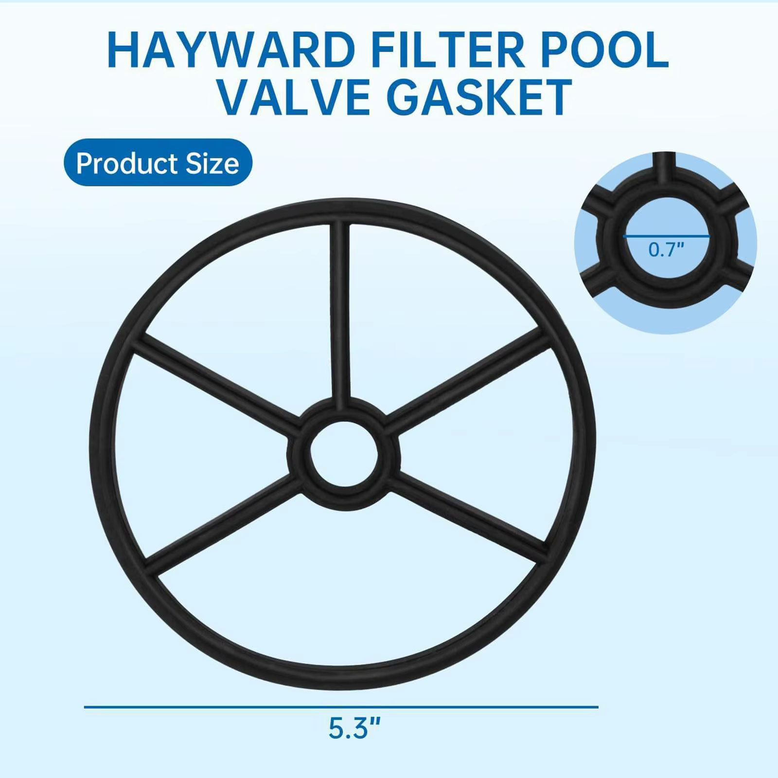 271148 dérivation araignée joint Valve piscine
