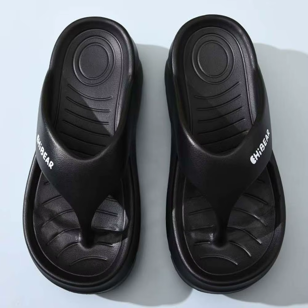 Tongs antidérapantes à semelle épaisse pour piscine