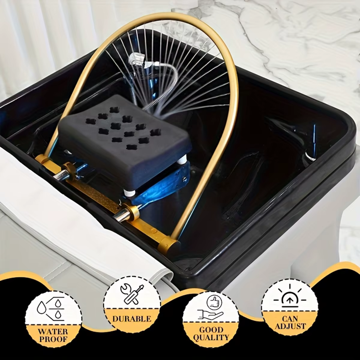Équipement de circulation d'eau pour spa capillaire avec oreiller