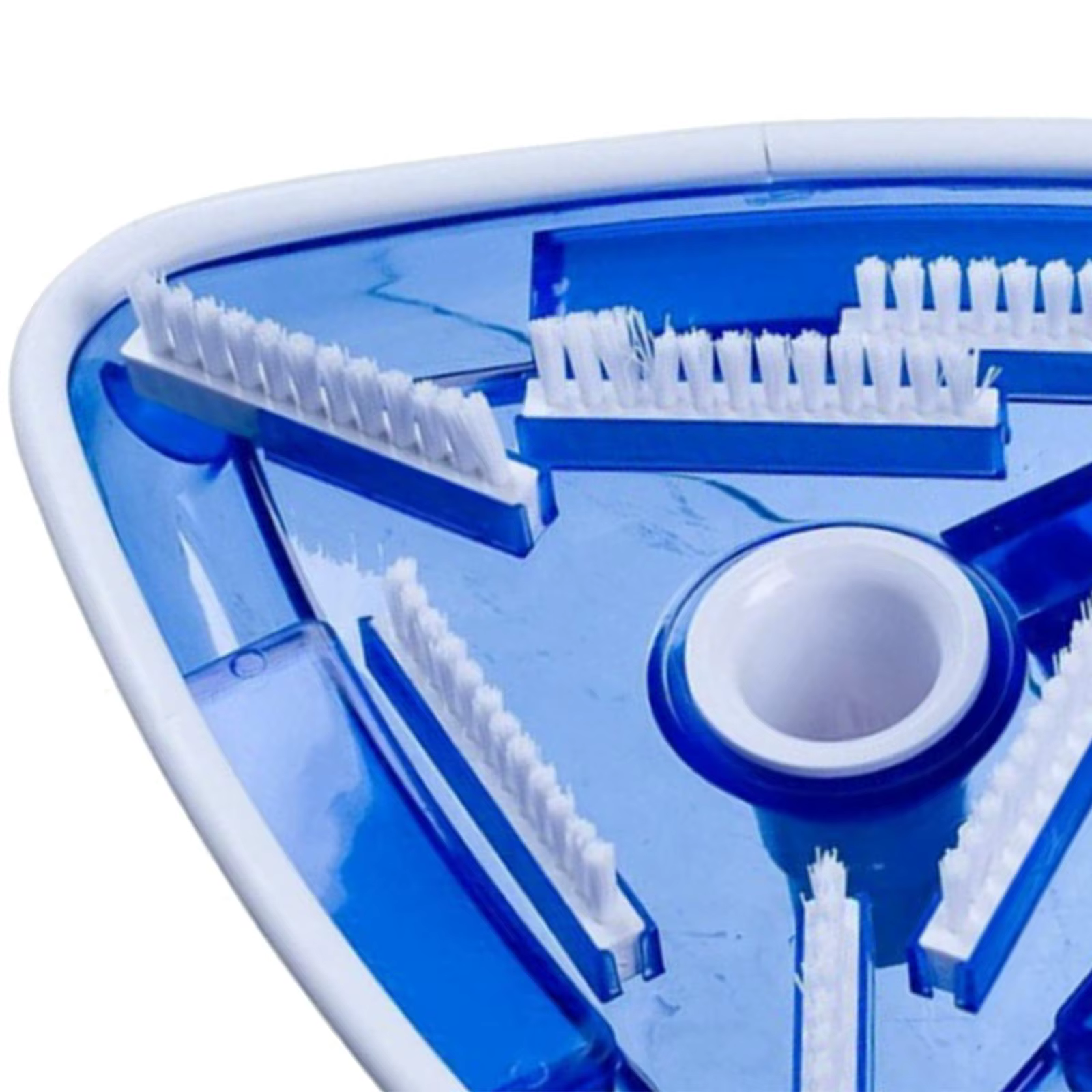 Tête d'aspirateur triangulaire transparente pour piscine SPA