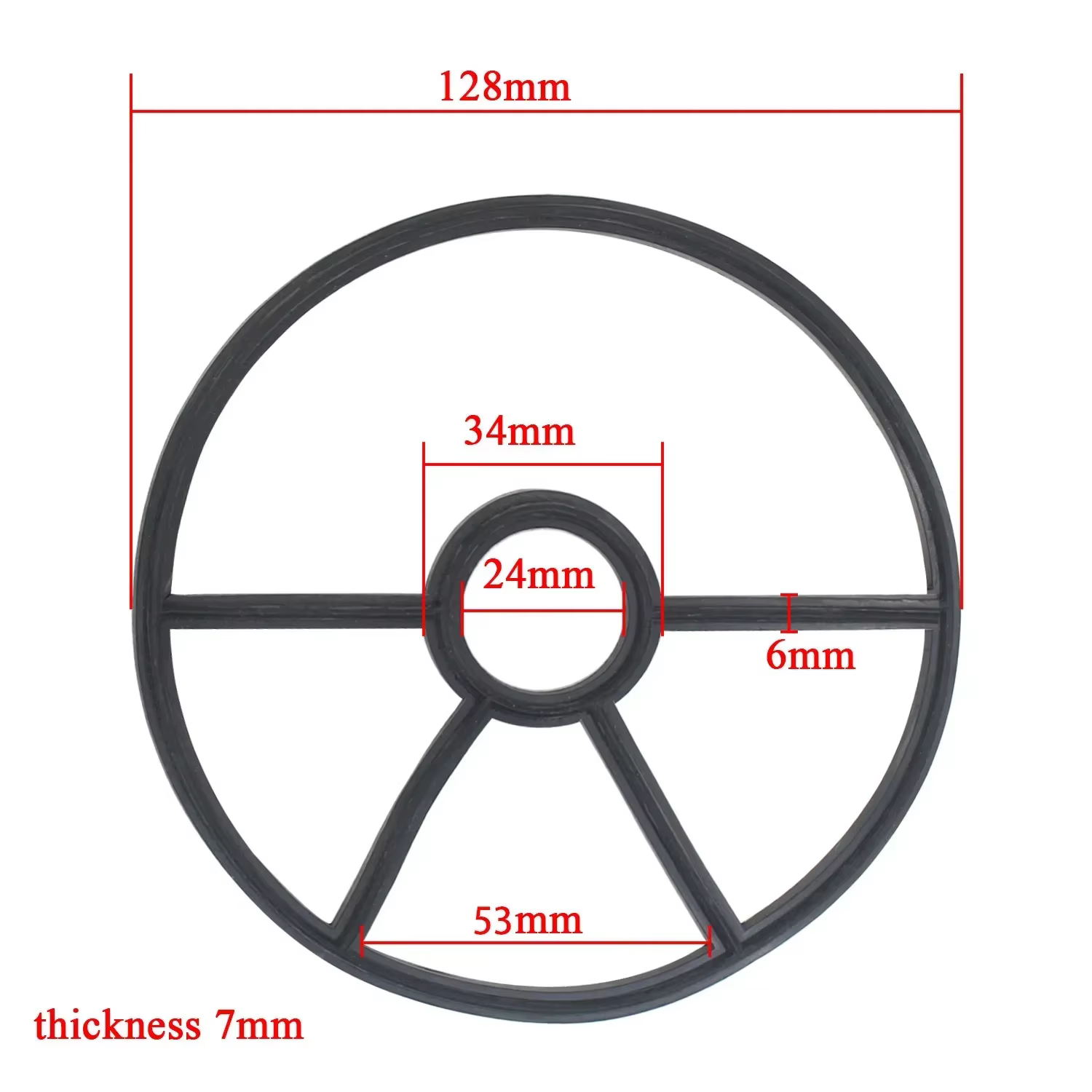 Joint araignée de valve 12.8 13.2 13.5 cm