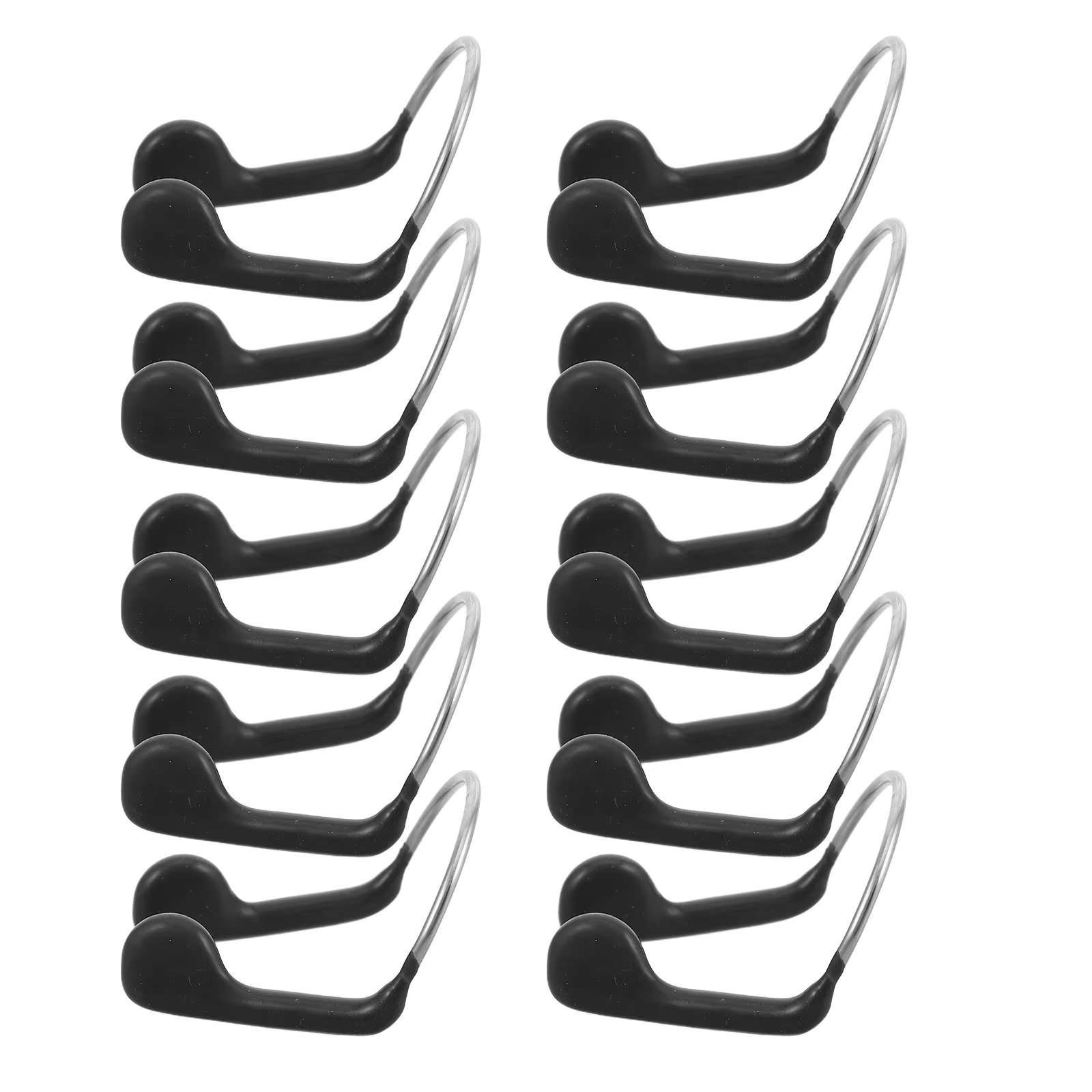 Pinces de nez professionnelles pour la natation, 10 pièces, bouchons de nez antidérapants, boîte de rangement, accessoires pour la natation, la plongée, le surf