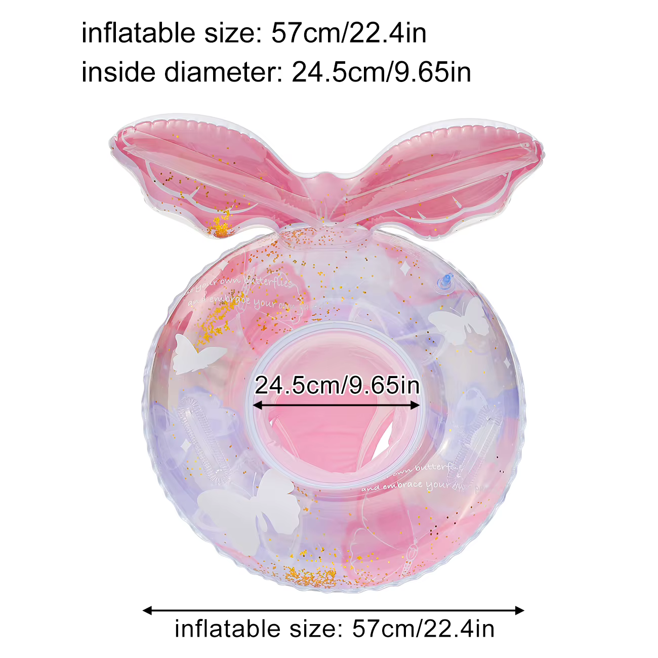 1PC Bouée de piscine, Tube de natation gonflable