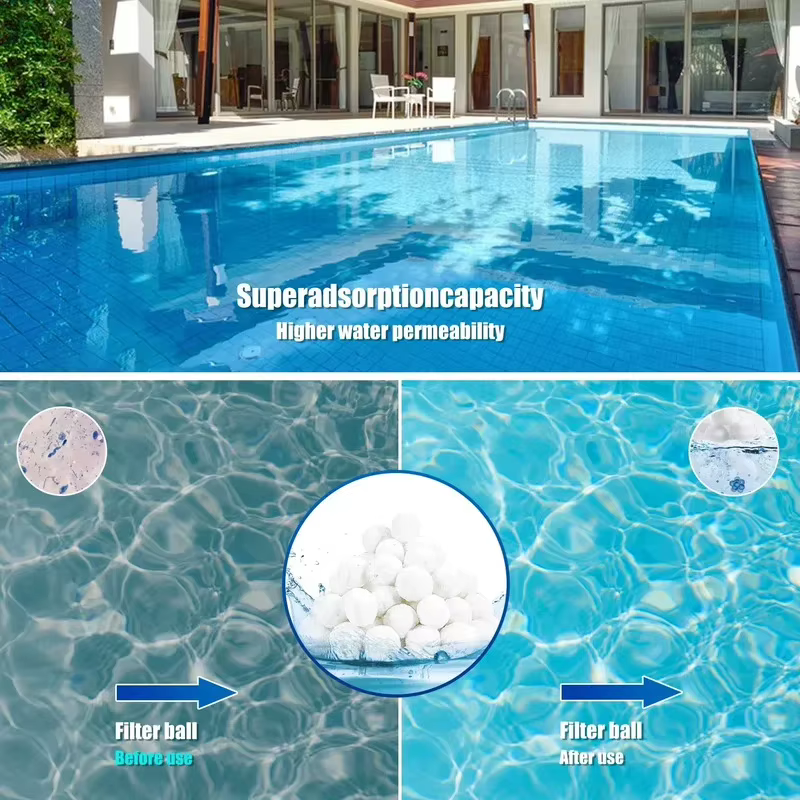 Boule de nettoyage de filtre de piscine