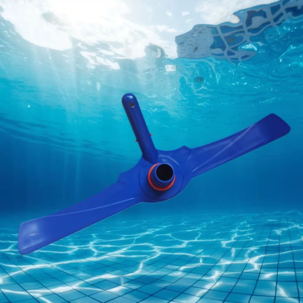 Tête d'aspirateur de piscine avec adaptateur tourbillonnant