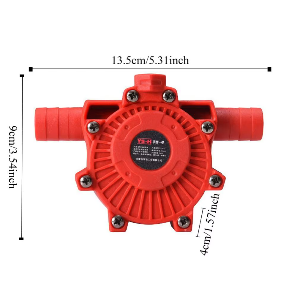 Petite perceuse électrique pompe d'entraînement tige ronde auto-amorçante auto-aspiration