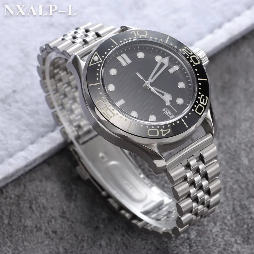Bracelet en métal pour hommes, 18mm 20mm 22mm, en acier inoxydable, pour Seiko, Bracelet de plongée pour jubilé, Bracelet universel Omega