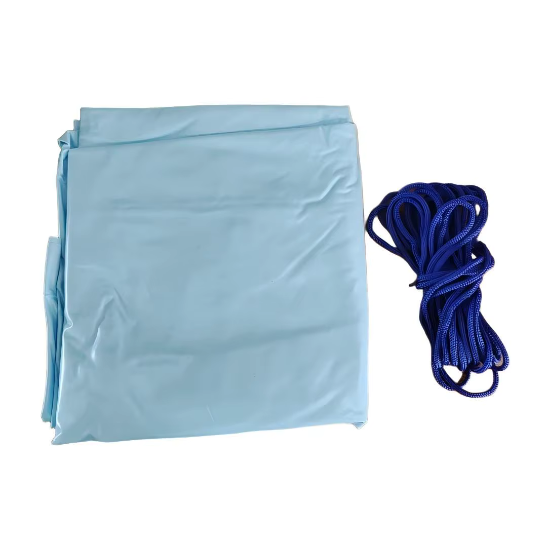 Kit de hiverisation pour piscine gonflable avec coussin de protection résistant au froid et corde de fixation 2*3M