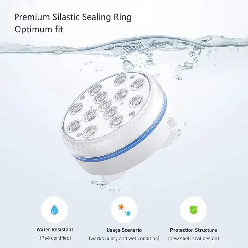 Lumières submersibles IP68 mis à jour