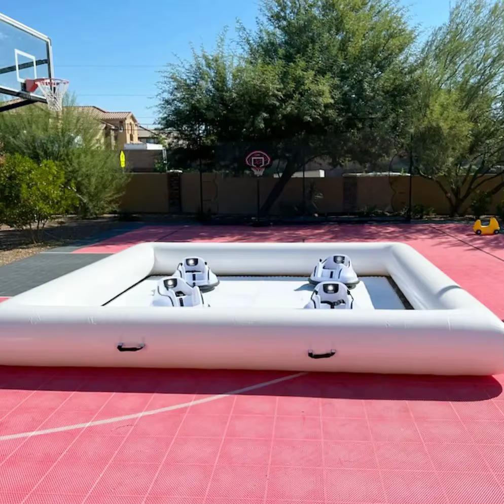 Piscine gonflable blanche
