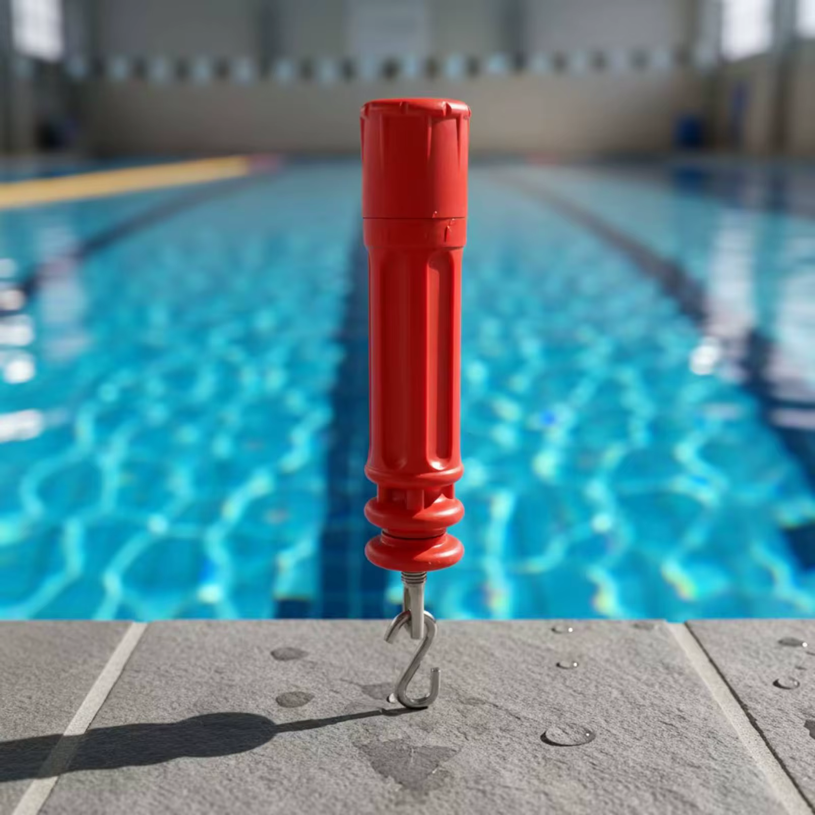 Tendeur de ligne de piscine cylindrique