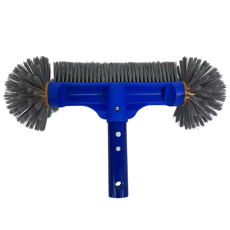 Tête de brosse pour piscine avec extrémités rondes