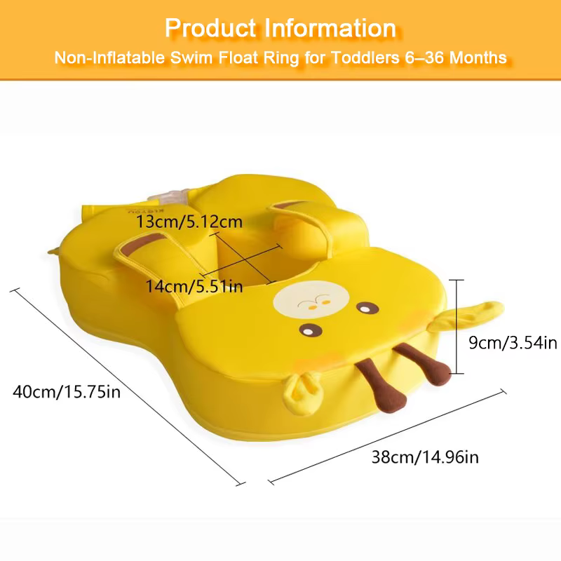 Flotteur de piscine non gonflable pour bébé