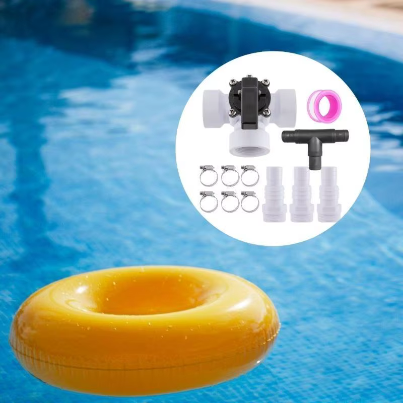 581c 12 pièces Vannes dérivation piscine définies avec une connexion à 3 voies pour les systèmes filtre sable