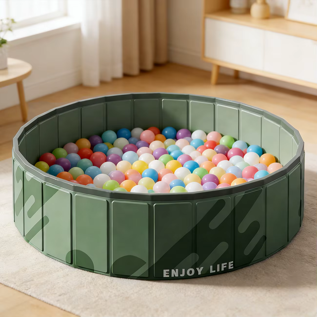 Piscine à balles pliable grande taille