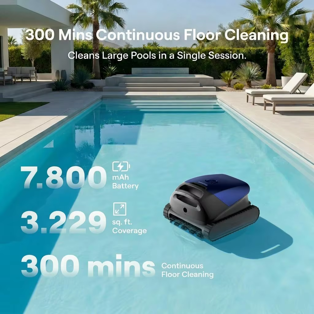 Robot aspirateur de piscine sans fil Beatbot Sora 10