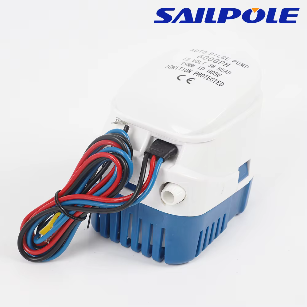 Sailpole 600/750/1100GPH pompe de cale 12V 24V DC