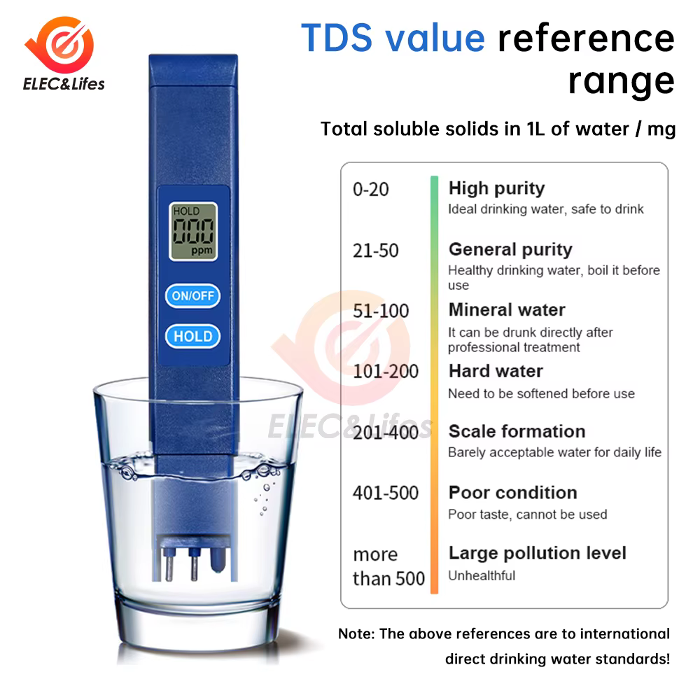 Testeur d'eau de piscine numérique précis
