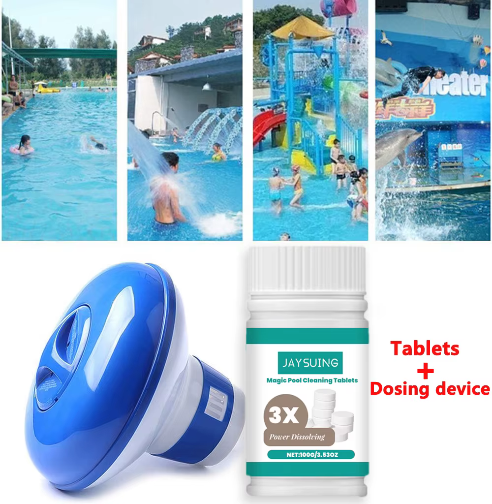 Distributeur flottant de chlore et de brome pour piscine