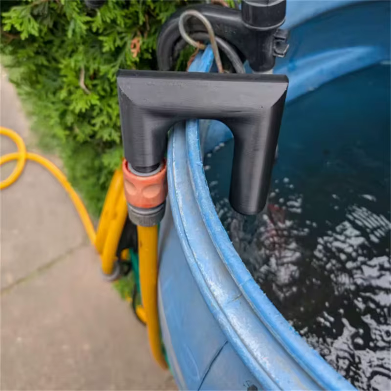 Support de tuyau de piscine