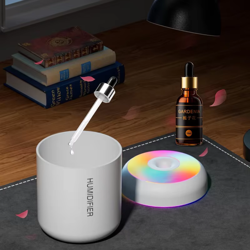 Mini humidificateur d'air électrique USB 180ML, diffuseur d'arôme, purificateur d'huile essentielle, brumisateur d'aromathérapie, lumières pour voiture, maison, chambre à coucher