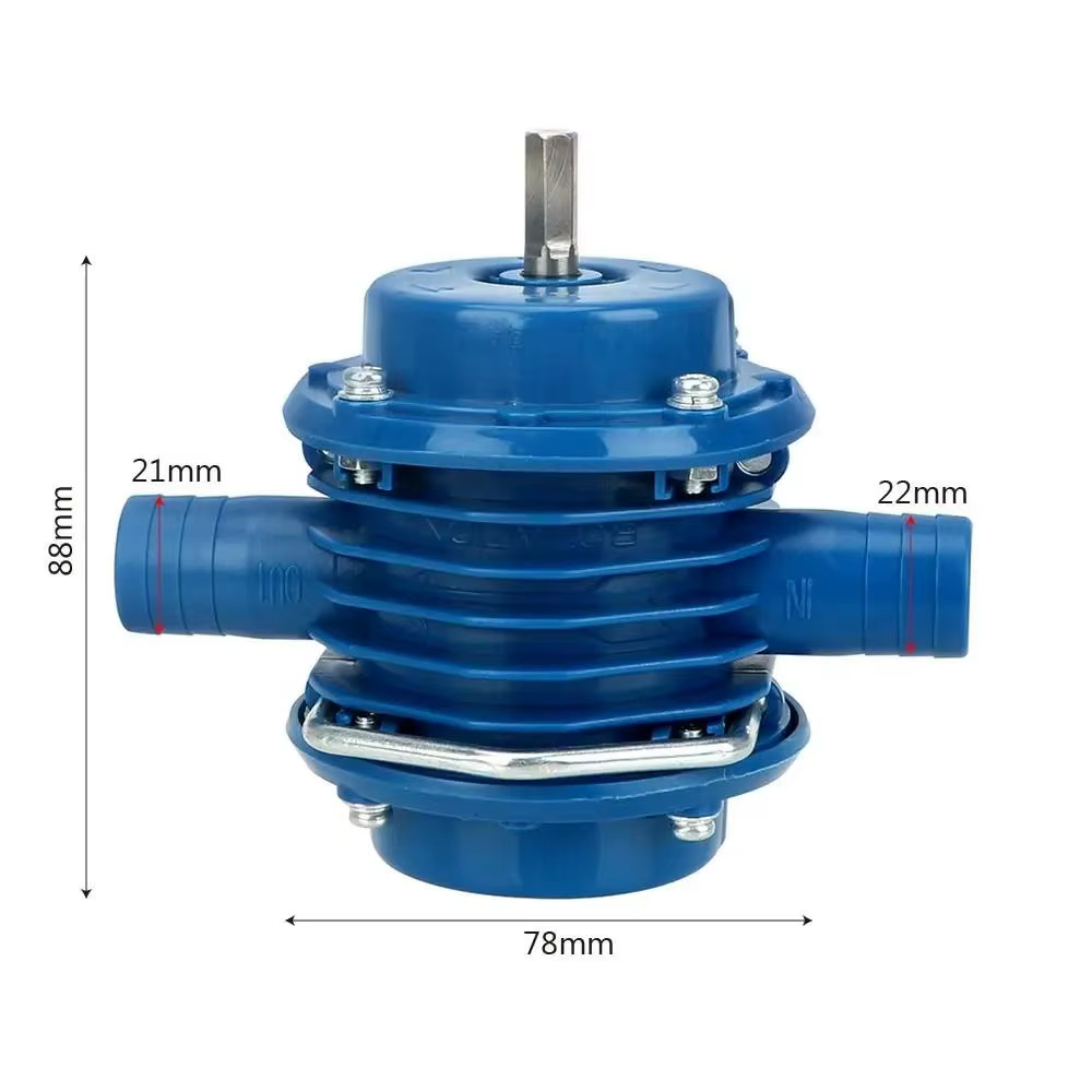 Petite pompe électrique auto-amorçante à tige ronde pour transfert de liquides