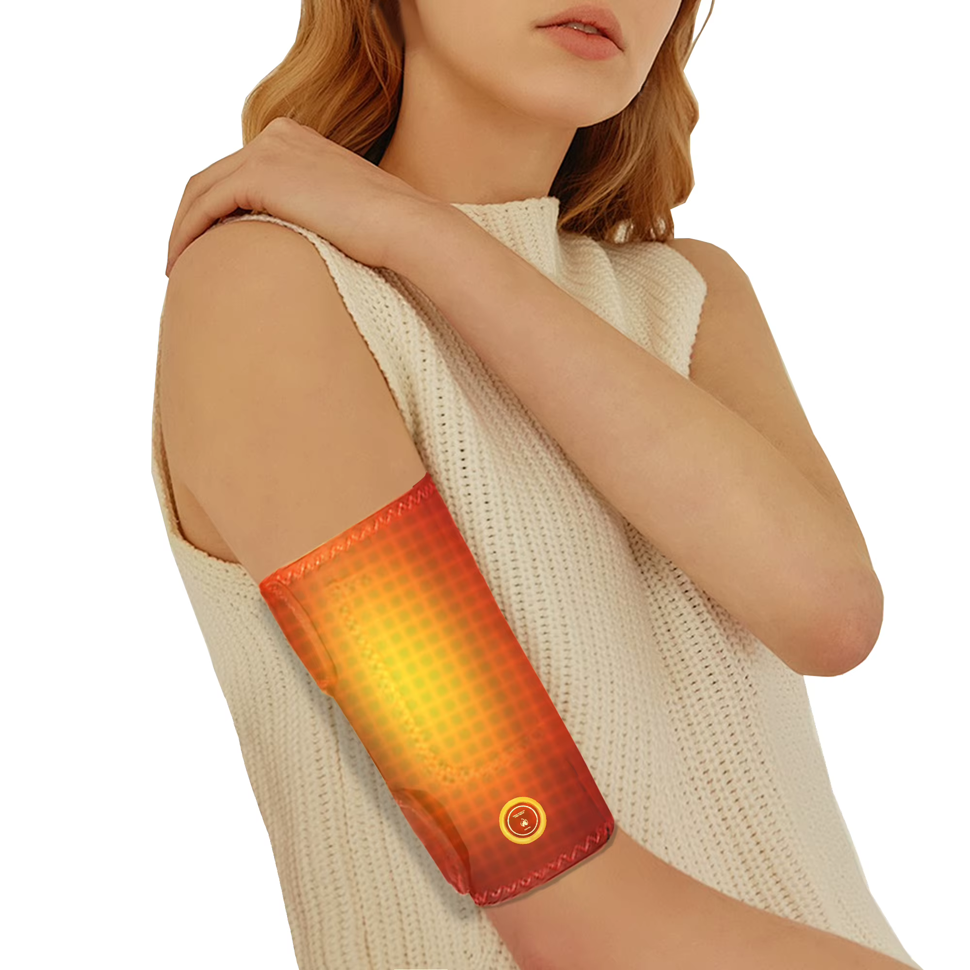Attelle chauffante électrique pour coude, 3 niveaux de chaleur, pour tendinite, manchon chauffant pour bras, attelle de coude, manchon de bras, soulagement des douleurs articulaires et de l'arthrite