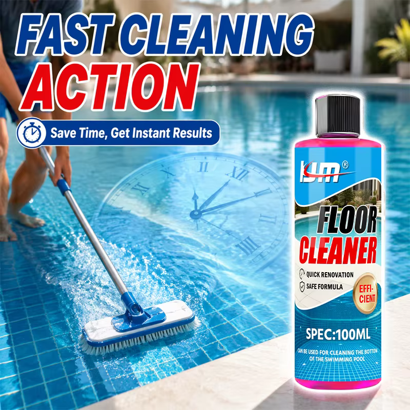 Concentré de nettoyant pour fond de piscine