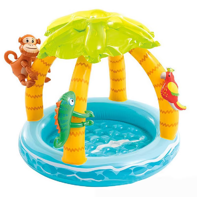 Piscine gonflable avec parasol pour enfants