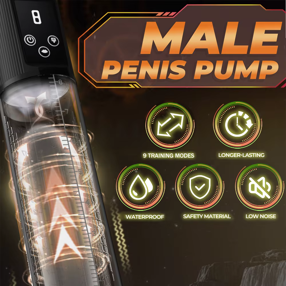 Dispositif d'exercice du pénis pompe à pénis électrique automatique jouets sexuels d'agrandissement du pénis pour hommes ventouse de pénis masturber jouets sexuels pour hommes