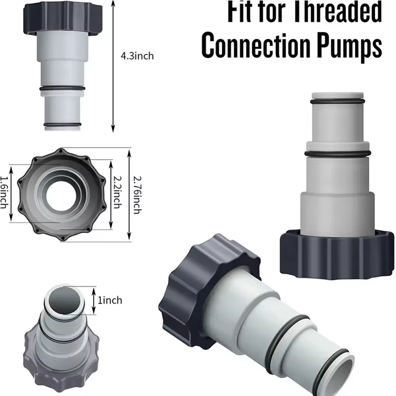 Adaptateur et connecteur de tuyau de piscine Intex