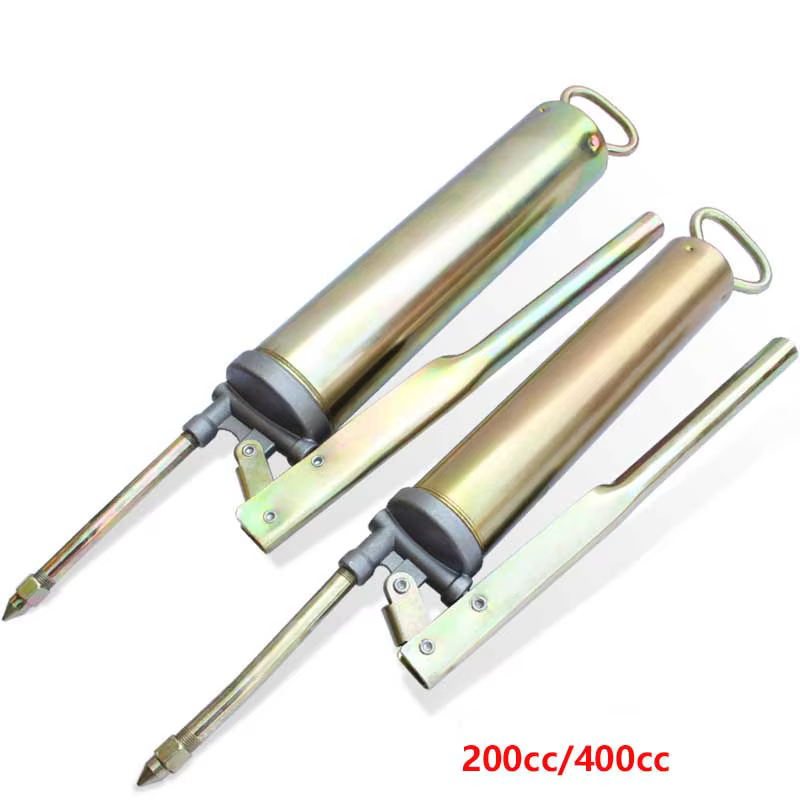 Pistolet à Graisse Pneumatique existent 200CC/400CC, Pression Manuelle, Type Levier, Injecteur d'Huile, Pompe de Compresseur, Machine pour Voiture/Camion