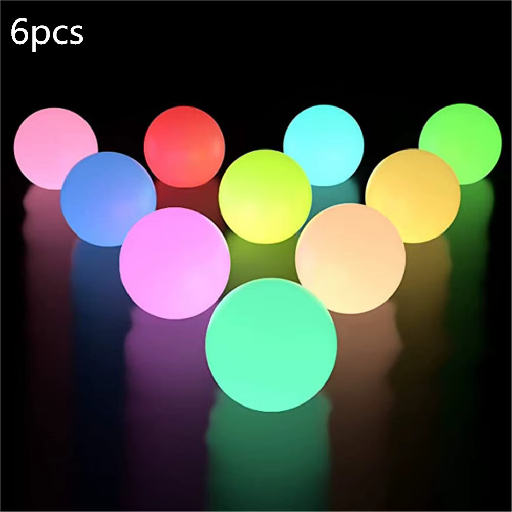 16 RGB lumière de piscine flottante 3 pouces 7.8 cm LED à couleur changeante lumières de boule