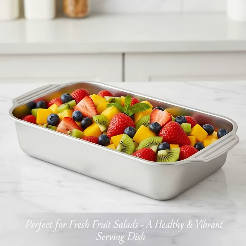Plaque de cuisson plate en acier inoxydable de 16