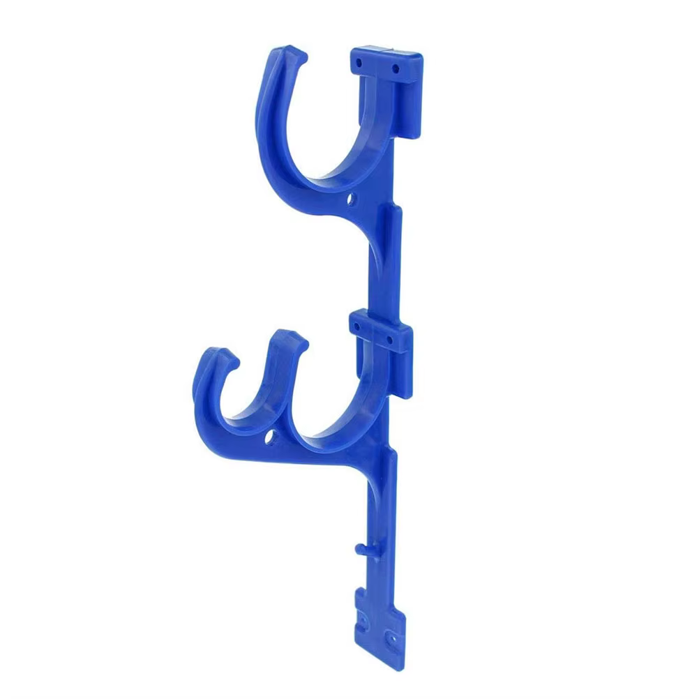 Crochets de support en plastique pour bâtons de piscine